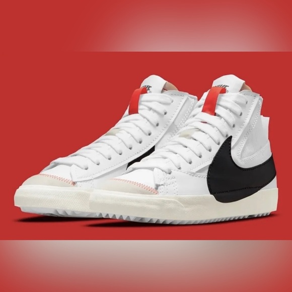 Nike Other - Nike Blazer Mid '77 Jumbo White Black Sail DD3111-100 Men's Orange/Black/White